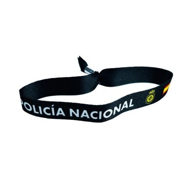 PULSERA . POLICIA NACIONAL LOGO Y BANDERA DE ESPAÑA P229