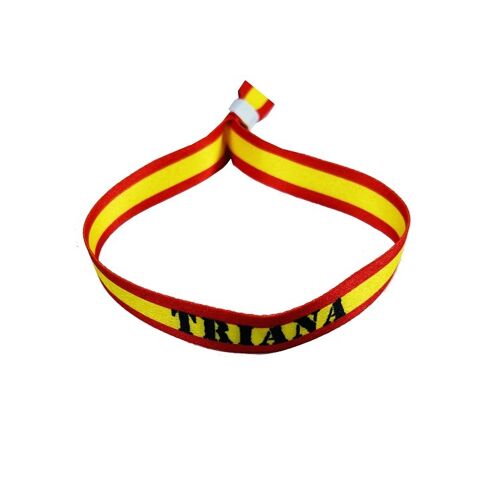 PULSERA . TRIANA CON BANDERA DE ESPAÑA P576