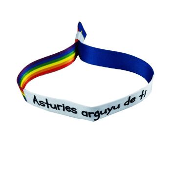 POIGNET . ASTURIES ARGUYU DE TI AVEC DRAPEAU GAY PRIDE P1367