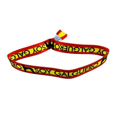 PULSERA . SOY GALGUERO BANDERA DE ESPAÑA P305