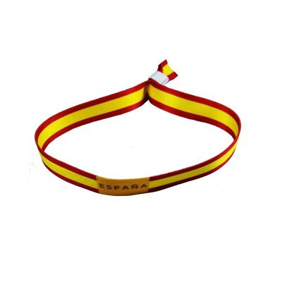 PULSERA . ESPAÑA CON BANDERA DE ESPAÑA P205