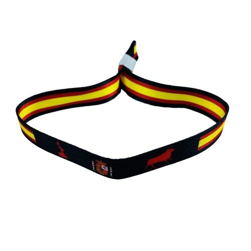 PULSERA . SIMBOLO TAURINO ESCUDO Y BANDERA DE ESPAÑA P313