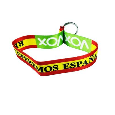 FABRIC KEYCHAIN. LET'S RECOVER SPAIN VOX L053
