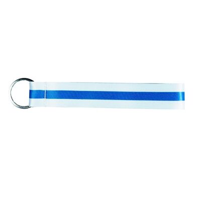 FABRIC KEYCHAIN. FLAG OF GALICIA L056