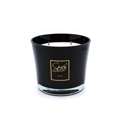 Klassische schwarze Kerze 800g
Duft: Iris Chic