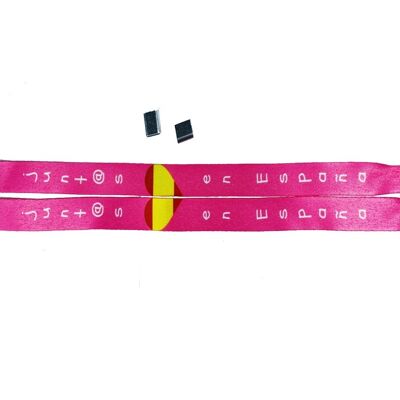 WRIST . COUPLES TOGETHER IN SPAIN COLOR PINK P382