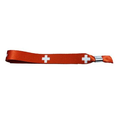 PULSERA . BANDERA DE SUIZA P526