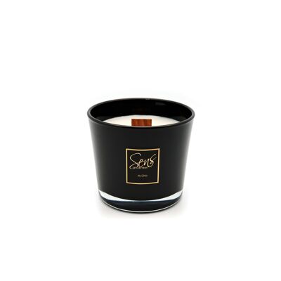 Klassische schwarze Kerze 275g
Duft: Iris Chic