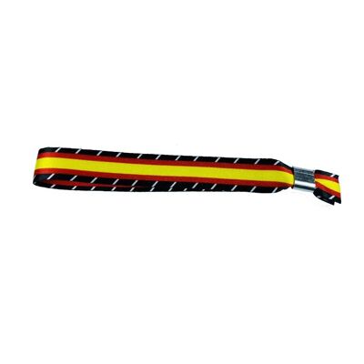 WRIST . STRIPES COLORS OF THE FLAG OF SPAIN WITH BLACK STRIPE P335