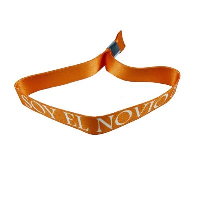 PULSERA . NARANJA SOY EL NOVIO P457