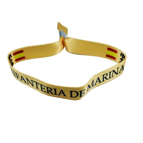 PULSERA . INFANTERIA DE MARINA CON BANDERA DE ESPAÑA P589