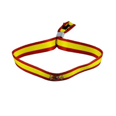 PULSERA . BANDERA DE ESPAÑA CON ESCUDO P236