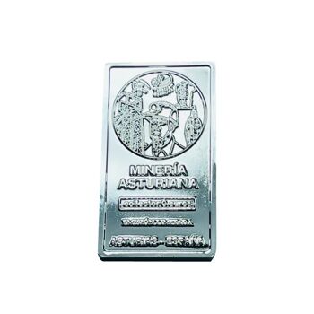 LINGOT. – 0 EUROS SOUVENIR COLLECTOR – MINIER ASTURIEN - ARGENT