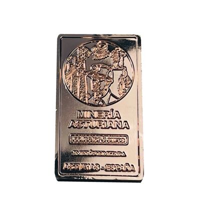 LINGOTTO. – 0 EURO COLLEZIONISTA DI SOUVENIR – MINERARIO ASTURIANO - BRONZO