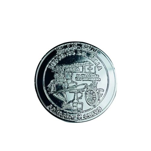 MONEDA . 50MM – COLLECTOR 0 EUROS SOUVENIR – DESCENSO DEL SELLA - PLATA