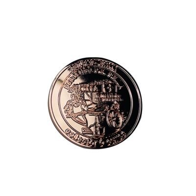 CURRENCY . 50MM – 0 EURO SOUVENIR COLLECTOR – DESCENT OF THE SEAL - BRONZE