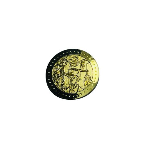 MONEDA . 50MM – COLLECTOR 0 EUROS SOUVENIR – MINERIA ASTURIANA - ORO