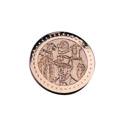 MONEDA . 50MM – COLLECTOR 0 EUROS SOUVENIR – MINERIA ASTURIANA - BRONCE