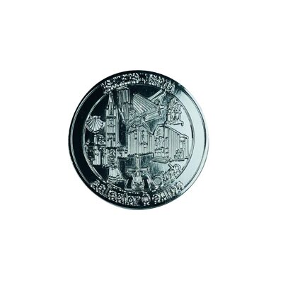 MONETA . 50MM – 0 EURO COLLEZIONISTA SOUVENIR – OVIEDO ORIGINE DEL CAMMINO - ARGENTO