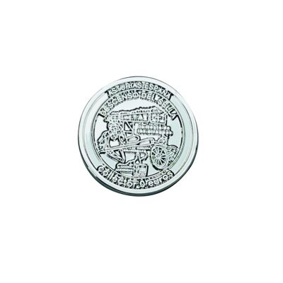 CURRENCY . 25MM – 0 EURO SOUVENIR COLLECTOR – DESCENT OF THE SEAL - SILVER