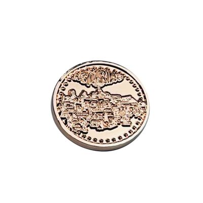 CURRENCY . 25MM – 0 EUROS SOUVENIR COLLECTOR – ASTURIAS MAP - BRONZE