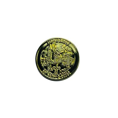 MONEDA . 25MM – COLLECTOR 0 EUROS SOUVENIR – OVIEDO ORIGEN DEL CAMINO – ORO