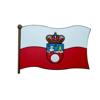 PVC MAGNET. FLAG OF CANTABRIA - IM099