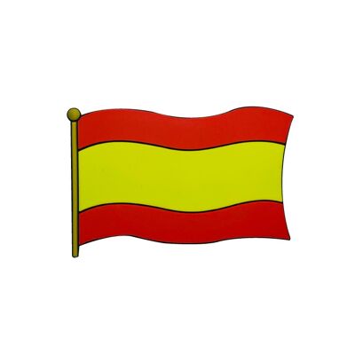 IMAN PVC . BANDERA DE ESPAÑA - IM100