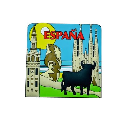 PVC MAGNET. SPAIN TORO CATHEDRALS TOURISM - IM110