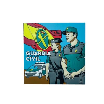 PVC MAGNET. SPANISH CIVIL GUARD - IM138