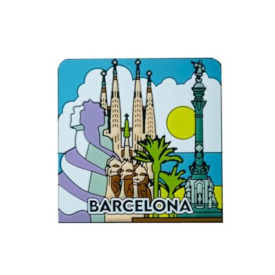 PVC-MAGNET. ARCHITEKTUR DER KATHEDRALE VON BARCELONA - IM115