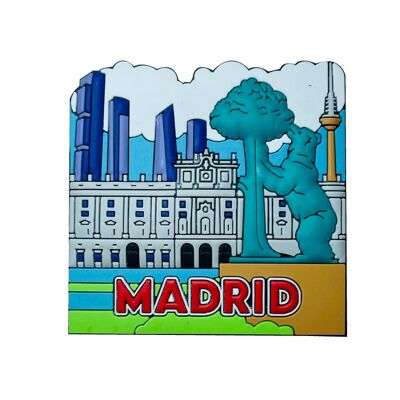PVC-MAGNET. MADRID TOURISMUS DER BÄR VON MADROÑO - IM120