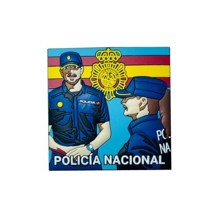 AIMANT PVC. POLICE NATIONALE ESPAGNOLE - IM140