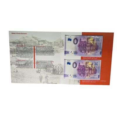 BILLETE . EUROS SOUVENIR LETRONAS DE GIJON