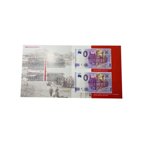 BILLETE . EUROS PRESENTACION LETRONAS DE GIJON - 33