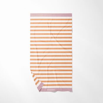 SERVIETTE MARINE ORANGE 2