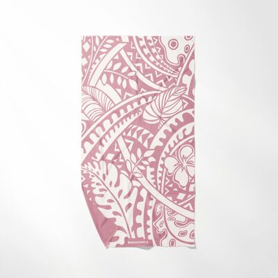 SERVIETTE TROPICAL ROSE