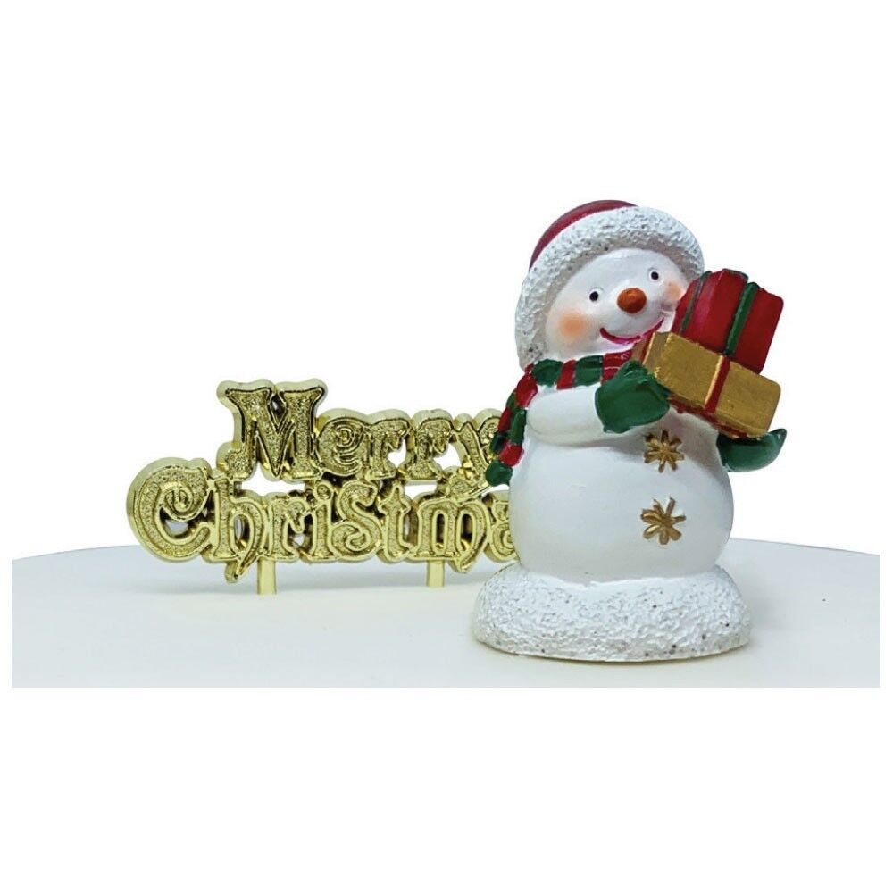 6 Mini Statues De Bonhommes De Neige En Résine - Décoration Noël Pour Maison, Jardin, Table Festive