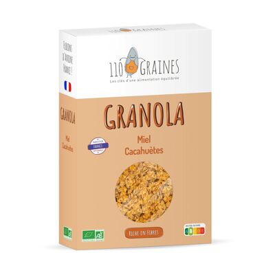 Bio-Erdnuss-Honig-Granola