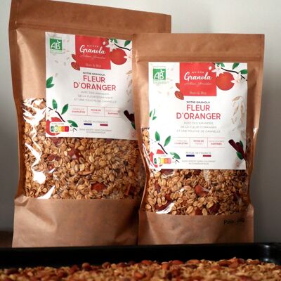 Granola 1kg Fleur d'Oranger Amandes _Muesli Croustillant