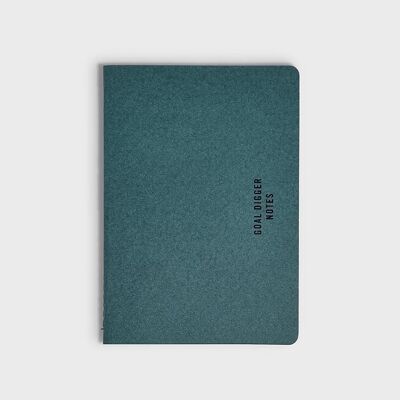 MiObjetivos | Cuaderno Goal Digger B6 - Verde azulado