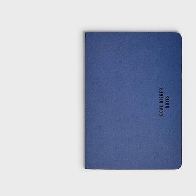 MiObjetivos | Cuaderno Goal Digger B6 - Azul marino
