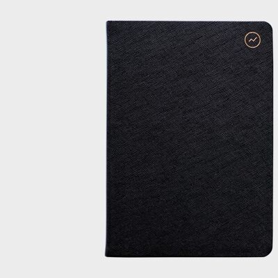 MiGoals | MiNotes Notebook - BLACK - A6