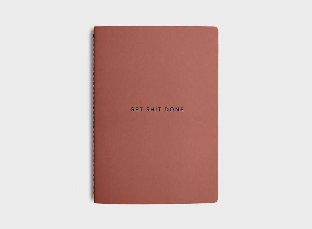 MiGoals | New Colourways - Get Shit Done To-Do-List Notebook - A5 - Clay