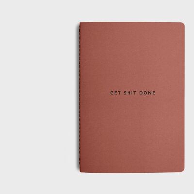 MiGoals | New Colourways - Get Shit Done To-Do-List Notebook - A5 - Clay