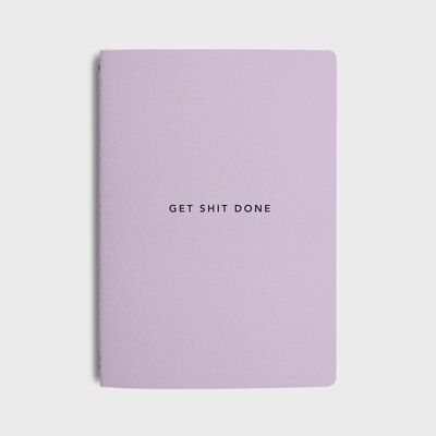 MiGoals | New Colourways - Get Shit Done To-Do-List Notebook - A5 - Lilac