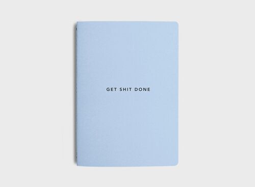MiGoals | New Colourways - Get Shit Done To-Do-List Notebook- A5 - Sky Blue