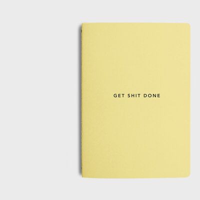 MiGoals | New Colourways - Get Shit Done To-Do-List Notebook  - A5 - Lemon