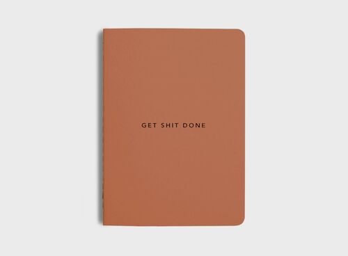 MiGoals | New Colourways - Get Shit Done To-Do-List Notebook - A5 - Tangerine