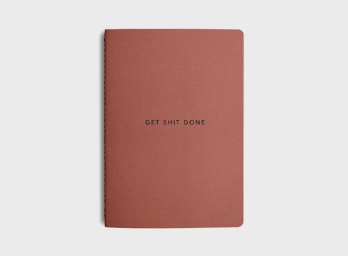 MiGoals | New Colourways - Get Shit Done To-Do-List Notebook - A6 - Clay